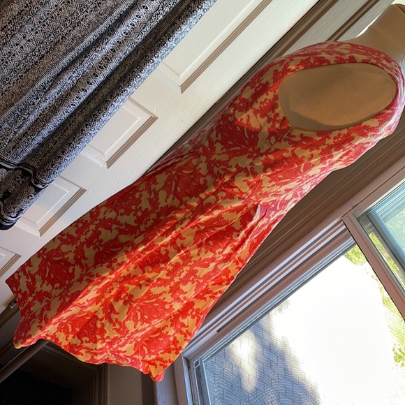 Love 21 fully lined lightweight sundress 95% cotton & 5% spandex rayon blend. - Picture 4 of 12